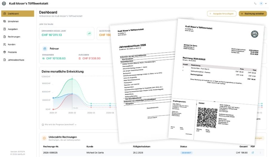 Screenshot der Zenify App